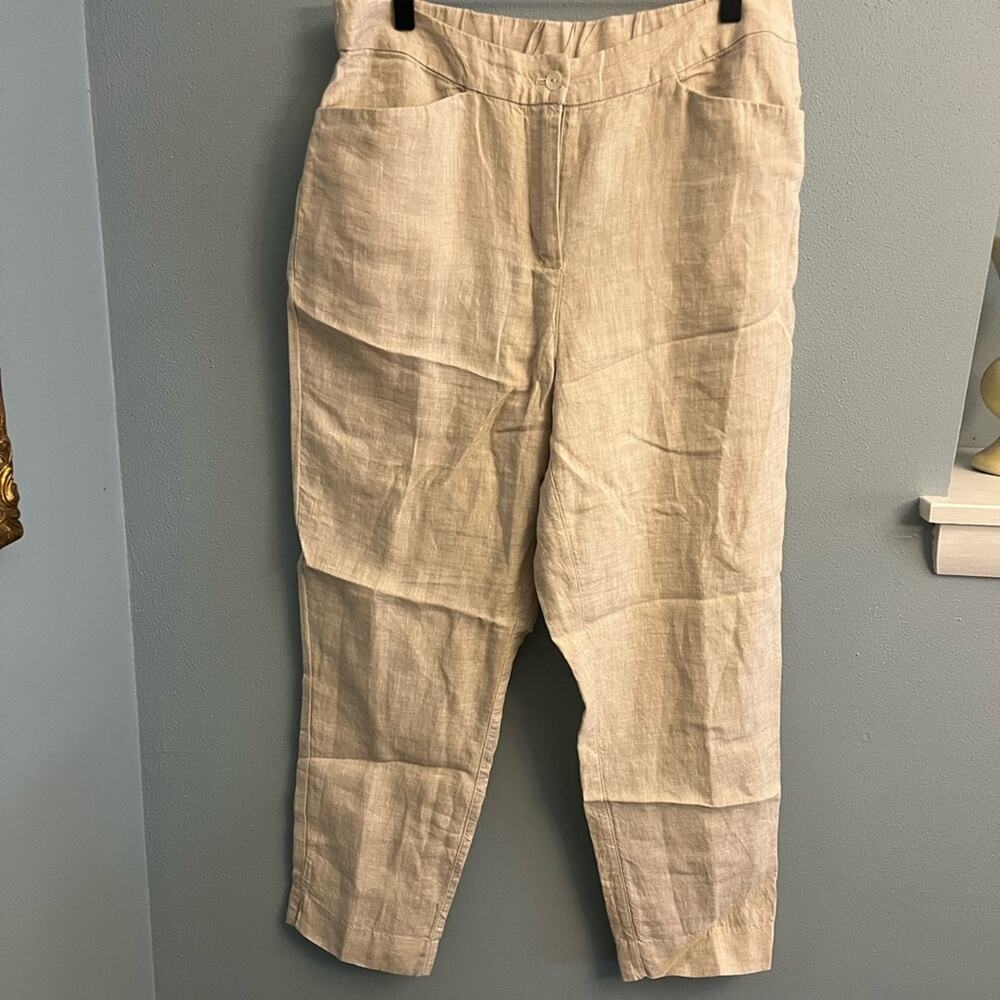 Chico’s Pull On Linen Pants
